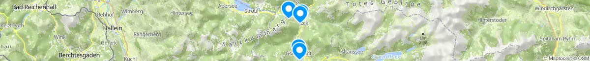 Kartenansicht für Apotheken-Notdienste in der Nähe von Bad Ischl (Gmunden, Oberösterreich)